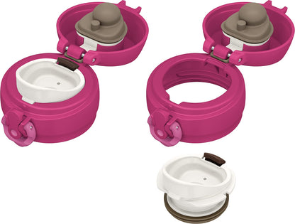 Thermos JNL-505 Vacuum Insulated 500ml Portable Water Bottle Rose Red