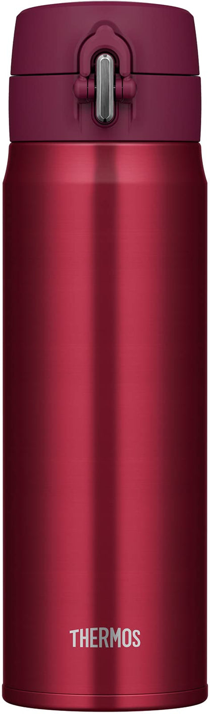 Thermos 500Ml Wine Red Insulated Water Bottle Vacuum Portable Mug - Joh-500 Wnr