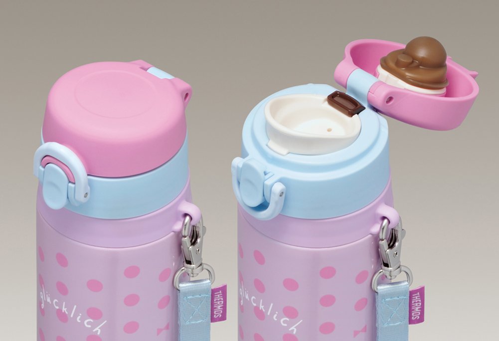 Thermos 550Ml Vacuum Insulated Portable Water Bottle in Purple Blue