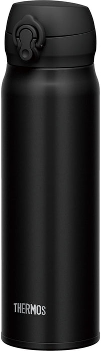 Thermos 600ml Vacuum Insulated Water Bottle Portable Mug Deep Black Jnl-605 Dpbk