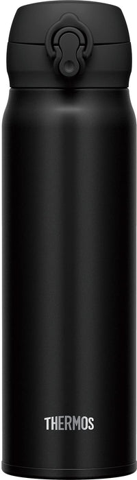 Thermos 600ml Vacuum Insulated Water Bottle Portable Mug Deep Black Jnl-605 Dpbk