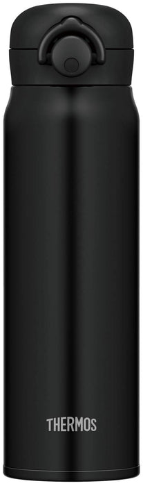 Thermos 600ml Vacuum Insulated Portable Water Bottle Matte Black JNR-601-MTBK