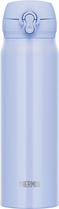 Thermos JNL-606 PBL Stainless Steel Vacuum Insulated Water Bottle 600ml Easy Clean Pearl Blue