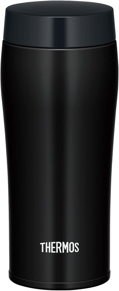 Thermos 360ml Vacuum Insulated Portable Matte Black Water Bottle Tumbler Joe-361