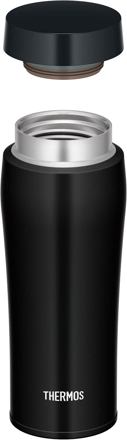 Thermos 480ml Vacuum Insulated Water Bottle Portable Matte Black Tumbler Joe-481 Mtbk