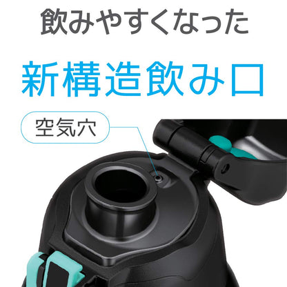 Thermos 1.5L Vacuum Insulated Sports Water Bottle Dot Black - FHT-1500F D-Bk