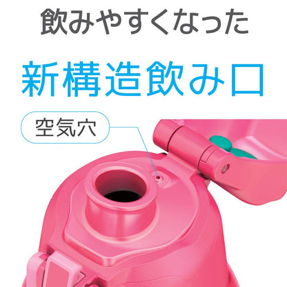 Thermos Dot Pink 0.8L Vacuum Insulated Sports Water Bottle Fht-800F Dp