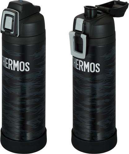 Thermos Fji-1001 Bkgy Vacuum Insulated 1L Water Bottle for Cold Storage Black Gray