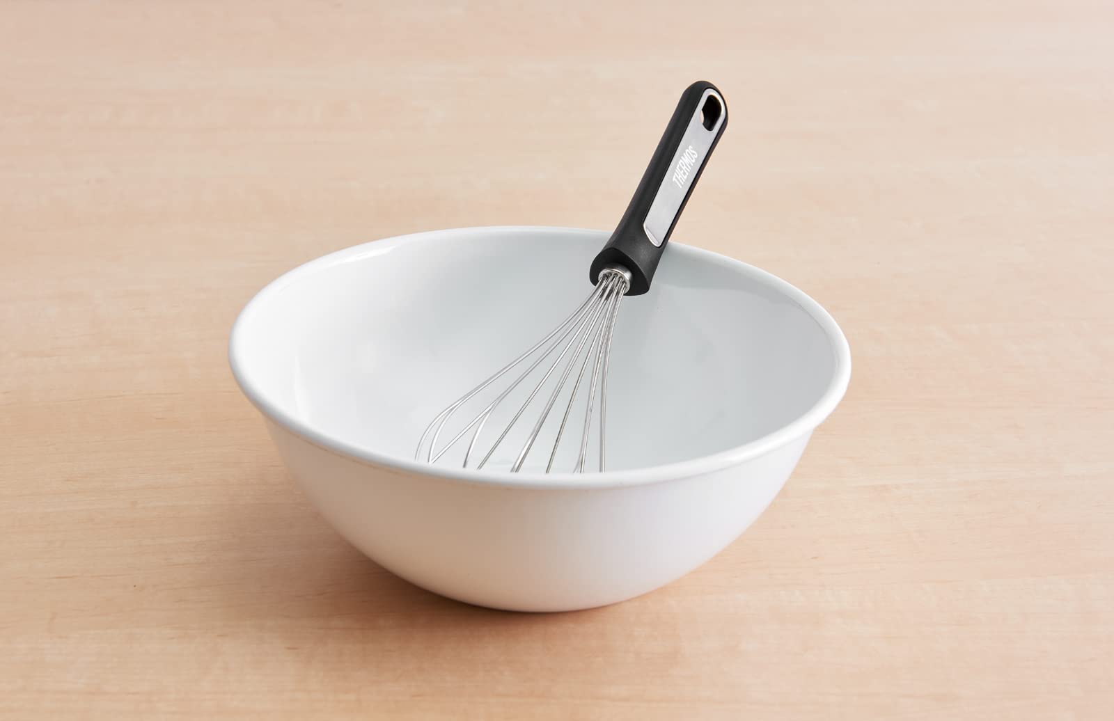 Thermos Whisk Kt-W001 Bk - Black Sturdy Kitchen Tool by Thermos