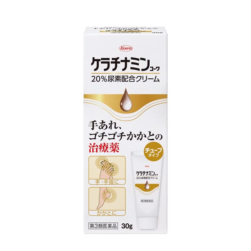 Keratinamin 20% Urea Cream 30G - [Third-Class OTC Drug] for Dry Skin