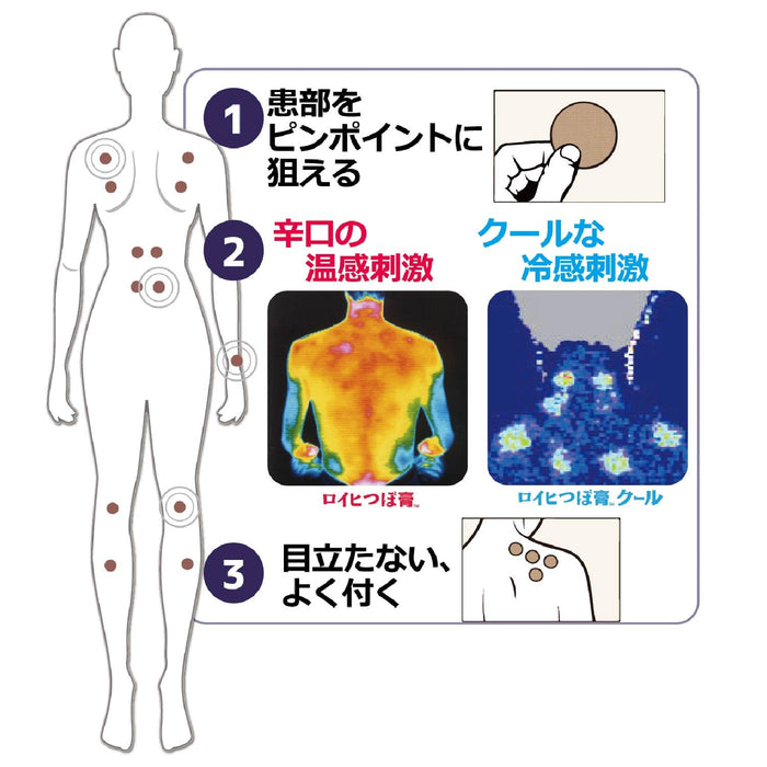 Roihi Tsuboko Cool Patches 156 Sheets - [Third-Class OTC Drug] Solution