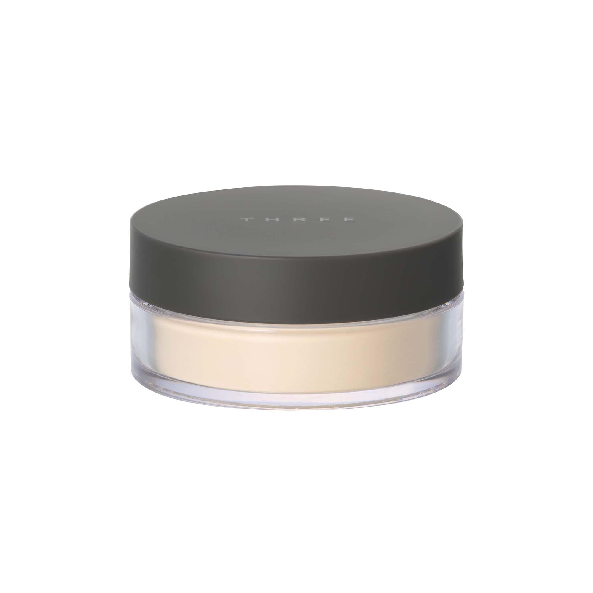 Three Ultimate Diaphanes Loose Powder Glow 01 17g for Flawless Finish