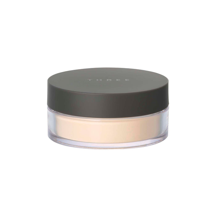 Three Ultimate Diaphanes Loose Powder Glow 01 17g for Flawless Finish