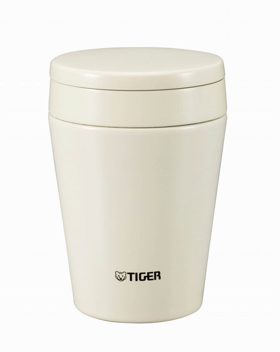 Tiger Stainless Steel Soup Cup Cream 0.38L Capacity - Tiger Brand