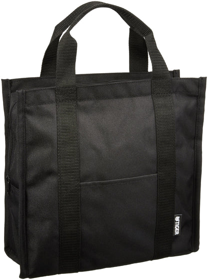 Tiger LWY-T036-K Black Stainless Steel Lunch Jar with Tote Bag 1.8 Cups Capacity