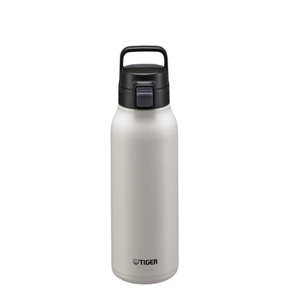 Tiger 1.2L Black Stainless Steel Water Bottle for Sports Cold Storage MTA-B120XM