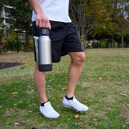 Tiger 1.2L Black Stainless Steel Water Bottle for Sports Cold Storage MTA-B120XM