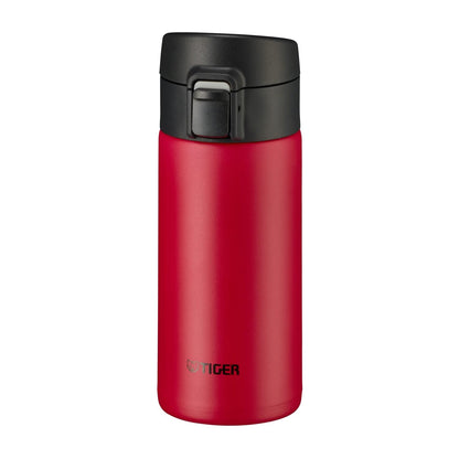 Tiger - 360ml Stainless Steel Hot/Cold Insulated Lightweight Mug Red