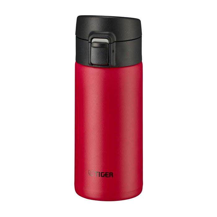 Tiger - 360ml Stainless Steel Hot/Cold Insulated Lightweight Mug Red