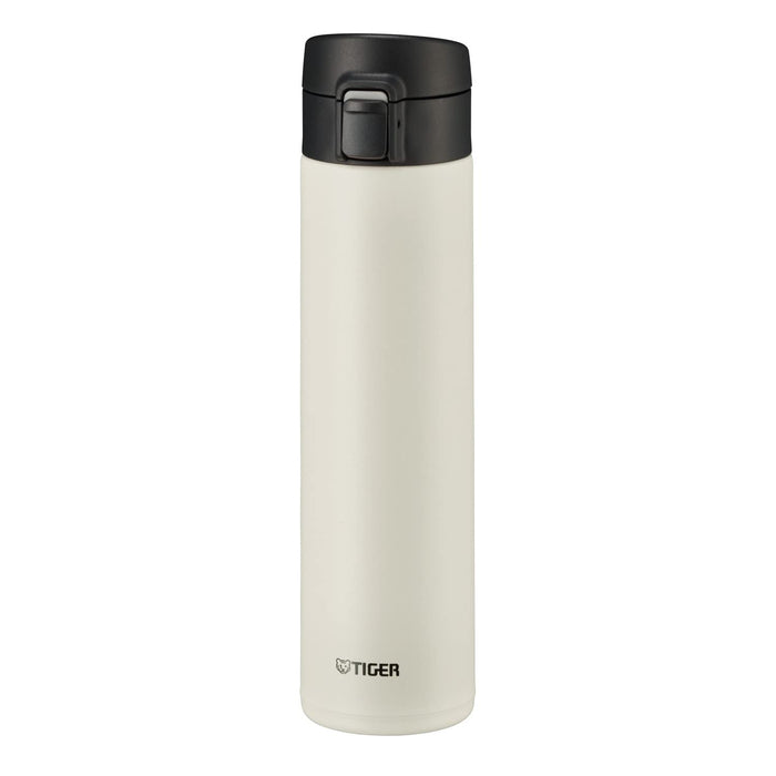 Tiger - Lightweight 600ml Stainless Steel Water Bottle Hot & Cold Insulated - White Mka-K060Wk