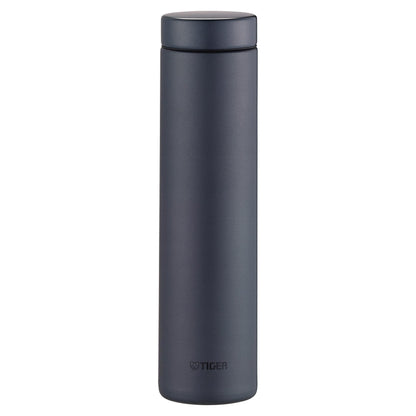 Tiger Stainless Steel Vacuum Flask - 600ml Insulated Water Bottle Hot & Cold Black