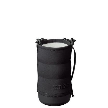 Tiger Vacuum Insulated Flask MTA-B Type Water Bottle with Dedicated Pouch MTA-Z10Skp Black