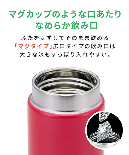 Tiger 350ml - Hot/Cold Water Bottle Ice White Tumbler MMZ-A351Ws