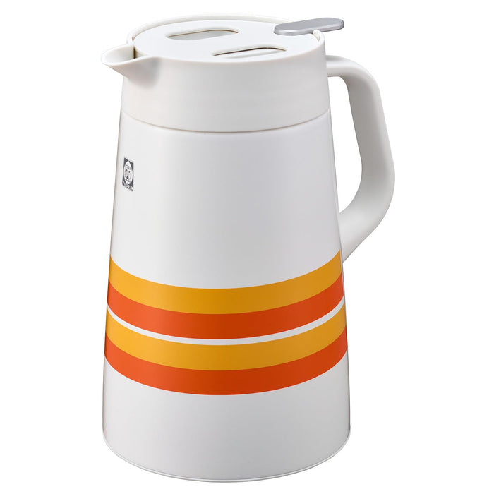 Tiger Insulated Stainless Steel Pot 100th Anniversary Orange Stripe Model PWO-T120WO
