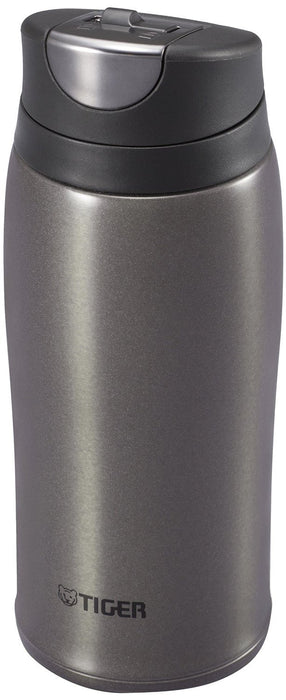 Tiger Brand Vacuum Flask - Insulated Tumbler Water Bottle 360Ml Gunmetallic