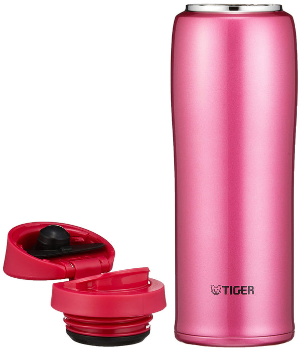 Tiger Brand Vacuum Flask Insulated Tumbler Water Bottle Raspberry Pink 480ml