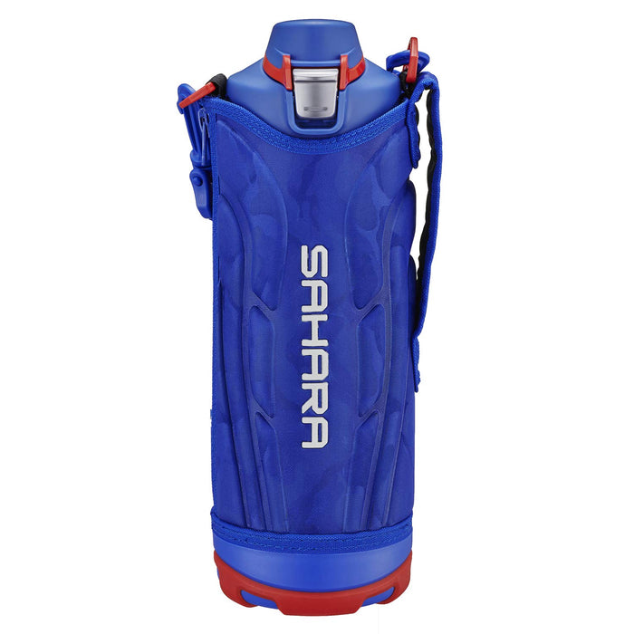Tiger Sahara 1.2L Stainless Steel Vacuum Flask Wide Mouth Sports Water Bottle Blue