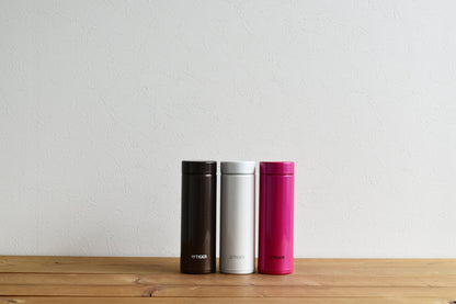 Tiger Stainless Steel Mini Vacuum Flask Lightweight 300ml Sahara Mug Snow White