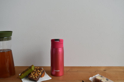 Tiger Sahara Mug 350ml Stainless Steel Lightweight Vacuum Flask Opera Pink