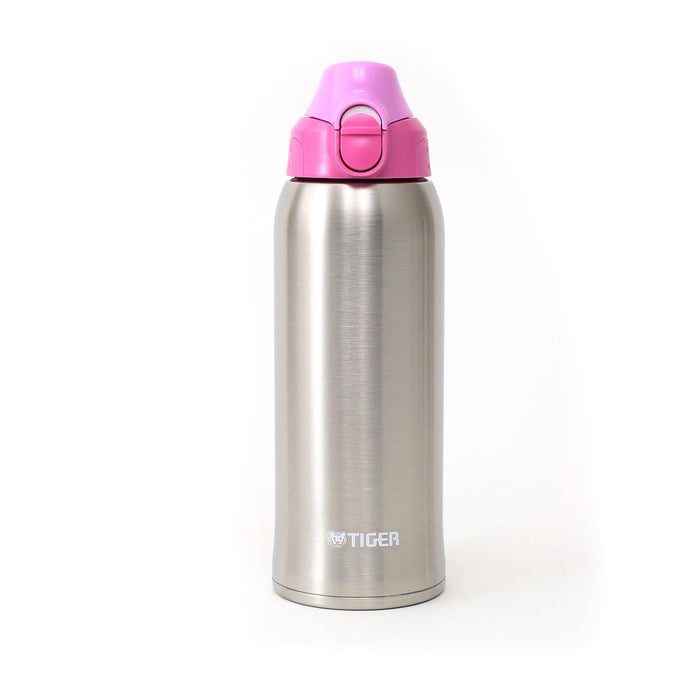 Tiger MBO-G080-PC 800ml Stainless Steel Water Bottle with Pouch Sahara Pink
