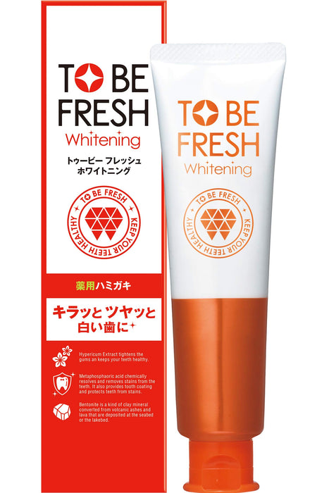 To Be White Whitening Dental Paste 100g Non-Abrasive for Electric Toothbrushes