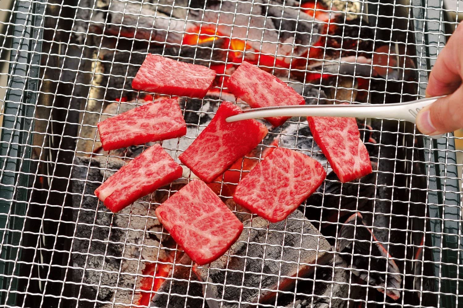 Todai 240mm Matte Black Stainless Steel Yakiniku BBQ Tongs