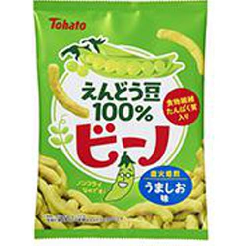 Distribution Tohato Beano Fire Roasted Green Pea Chips 61G Pack of 12