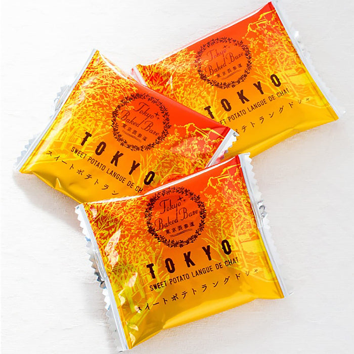 Tokyo Baked Base Sweet Potato Langue De Chat Cookies Pack of 30