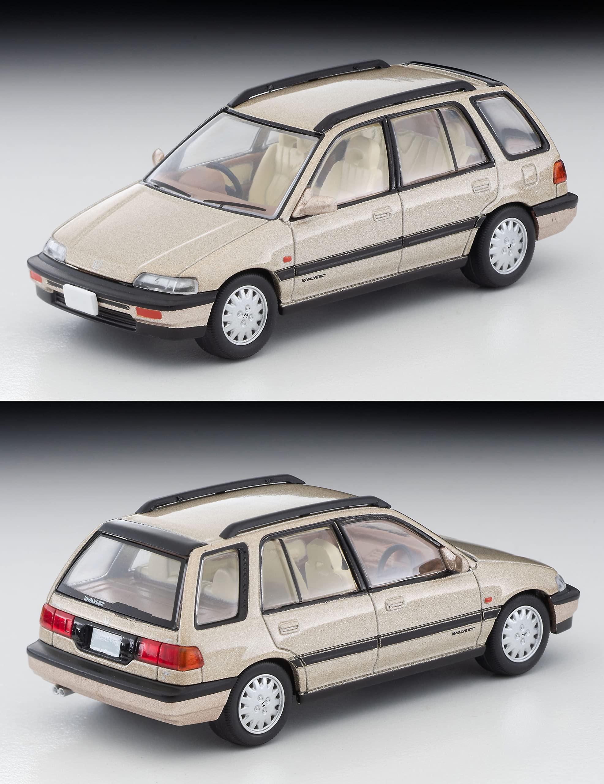 Tomica Limited Vintage Neo 1/64 Lv-N297A Honda Civic Shuttle 56I Beige 87