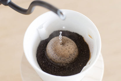 Torch Donut White Porcelain Coffee Dripper Efficient Brewing Tool