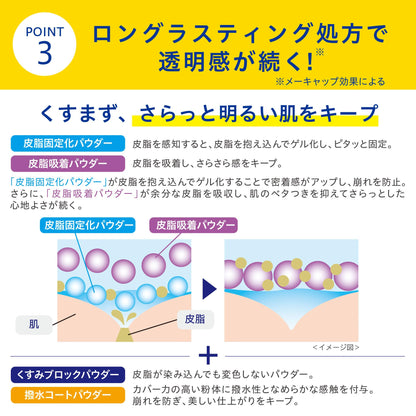 Transino Medicated UV Powder EX 11g with Sample Foundation for Spot Care