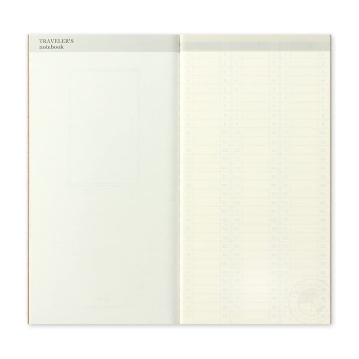 Designphil Traveler's Notebook Planner Refill Vertical Weekly Regular Size