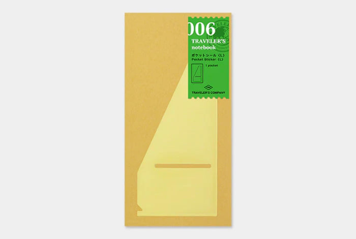 Designphil Traveler's Notebook Refill Regular Size Pocket Seal 006 14256006