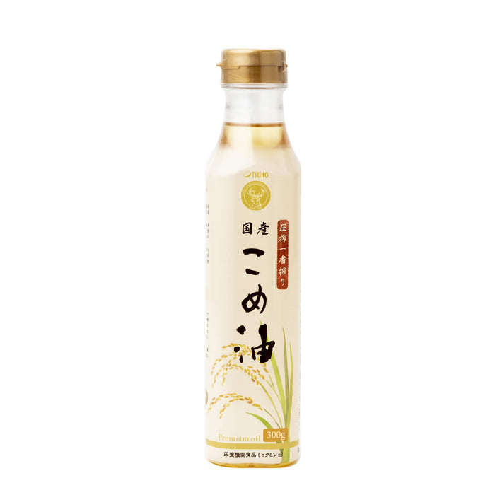 Tsuno Japanese Rice Bran Oil Ichiban Shibori First Press 300g