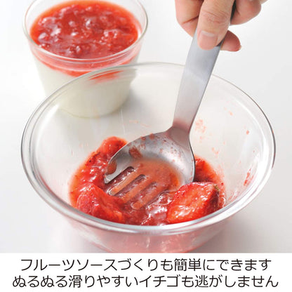 Uchicook 18cm Stainless Steel Potato Masher Compact Mashing Fork