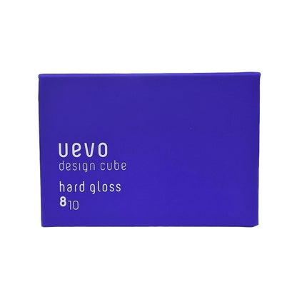 Demi Uevo Design Cube Hard Gloss Wax Purple 30G - Strong Hold Hair Gel