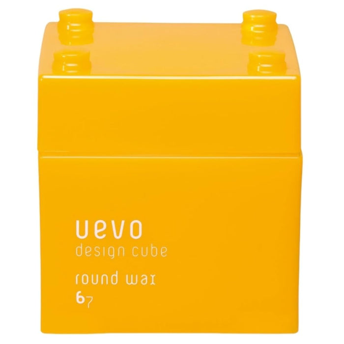 Wevo Design Cube Uevo Round Wax 80G Orange Premium Hair Styling Wax