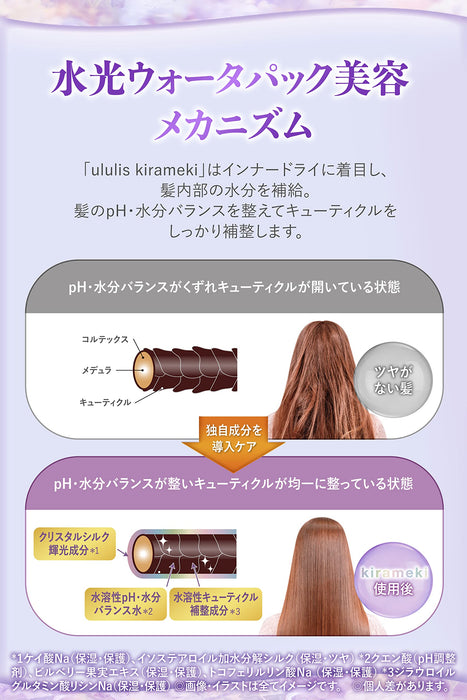 Howling Ululis Kirameki Shiny Hair Treatment 335G - Shine Enhancing Formula