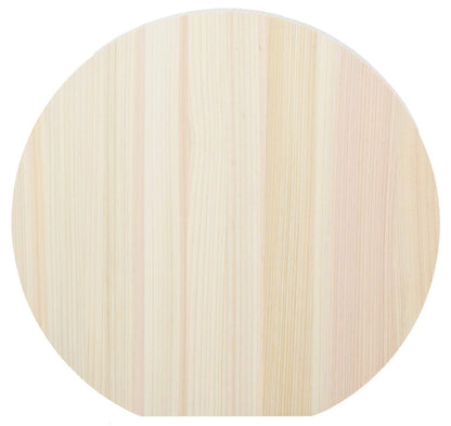 Umezawa Hinoki Cutting Board Round Durable Natural Wood