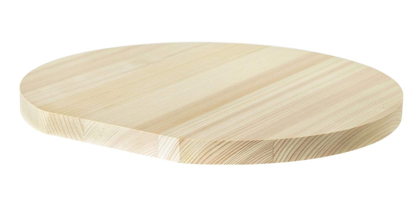 Umezawa Hinoki Cutting Board Round Durable Natural Wood